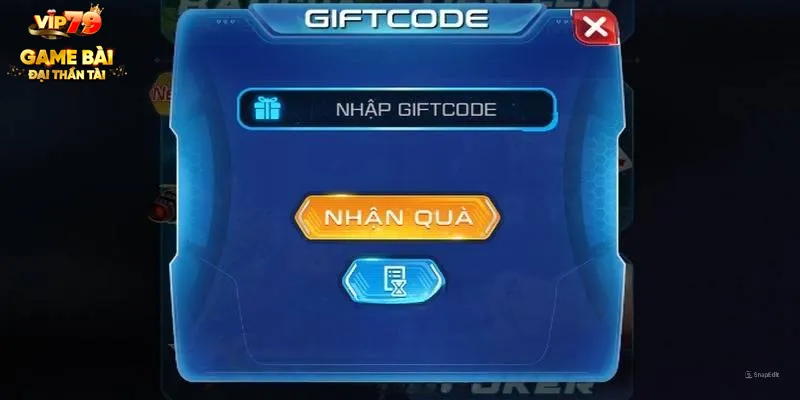 Khuyến mãi giftcode VIP79 dành để chào mừng thành viên mới